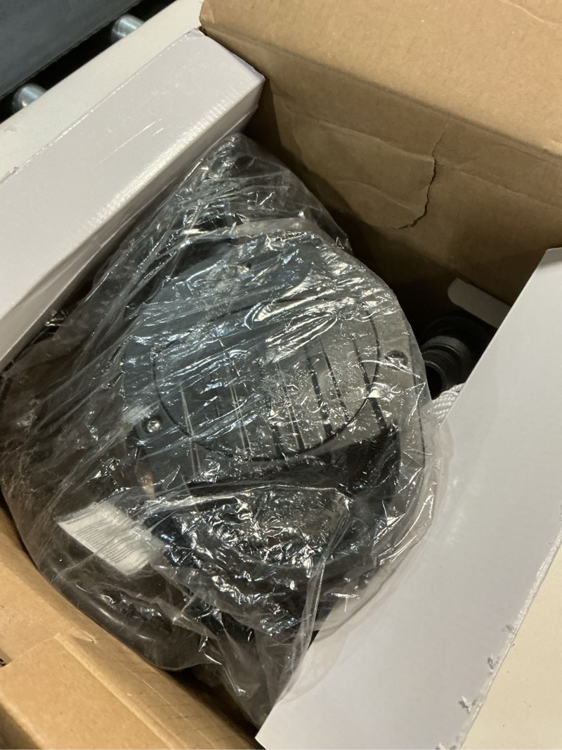 Condition photo showing Good Condition for lanchez 1/2hp automatic pool cover pump, 2250gph submersible water sump pump with check valve & 3 adapters, 25ft power cord, removal for swimming pool, hot tubs, rooftops and more,black