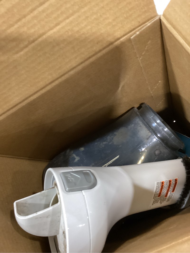 Condition photo showing As Is for BLACK+DECKER dustbuster AdvancedClean Handheld Vacuum Cordless, Compact Home and Car Vacuum with Crevice Tool ,Rotating Nozzle and Charging Station, Large Dust Bowl (CHV1410L)