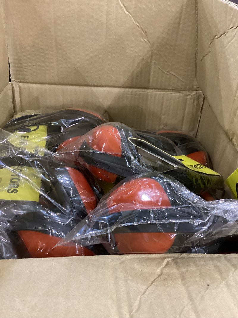 Condition photo showing New/Like New for Soundproof Earmuffs Hearing Protection Headphones Red Adjustable Padded Defender Noise Reduction Earplug