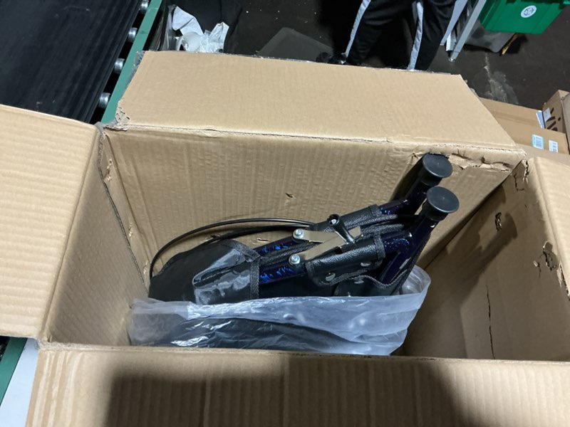 Condition photo showing item condition for Carex 3 Wheel Walker for Seniors, Foldable, Rollator Walker with Three Wheels, Three Wheel Rolling Walker Height Adjustable for Seniors, Blue, Trio, Folding