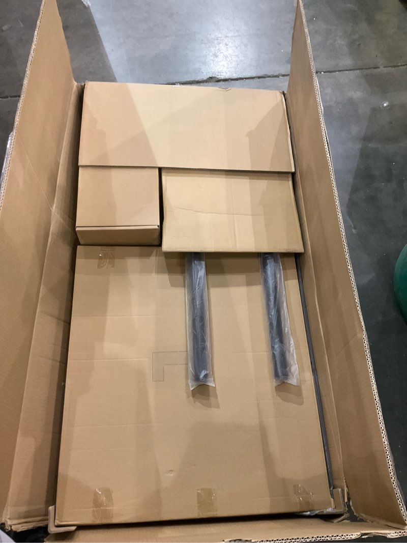 Pegboard with monitor stand