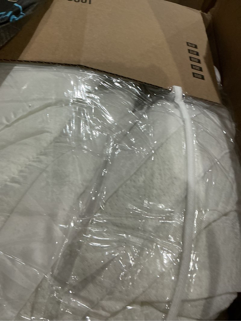 Condition photo showing Good Condition for extra-thick 2 inch queen size mattress topper - ultra plush & soft viscose derived from bamboo mattress pad, naturally cooling & perfect for full body support, snow white snow white queen