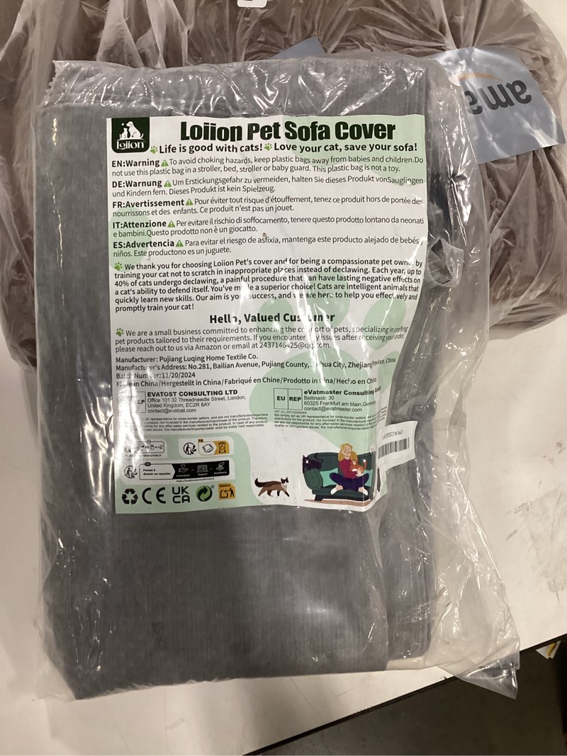 Cat Scratch Furniture Protector - Anti-Slip, Waterproof Sofa Cover to Keep Cats Off, Pet-Friendly Co