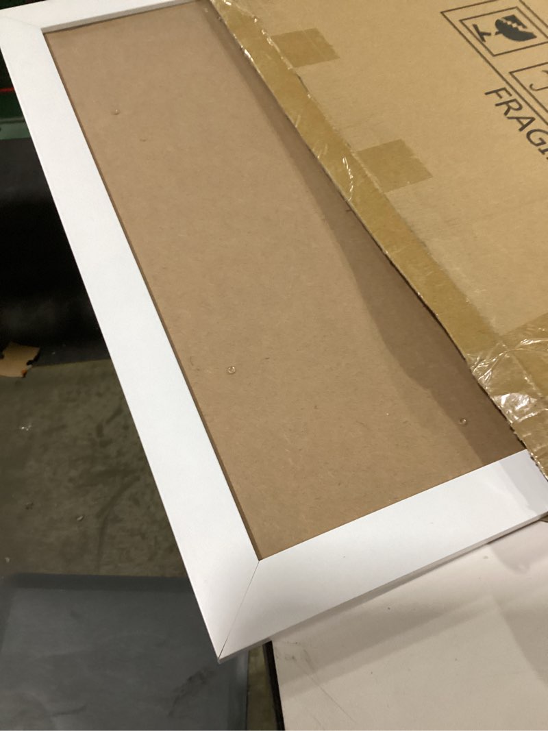 Condition photo showing Good Condition for LUCKYLIFE 20x25 Picture Frame, Wall Hanging Poster Frame, Display Pictures 20 x 25 without Mat, white 20x25