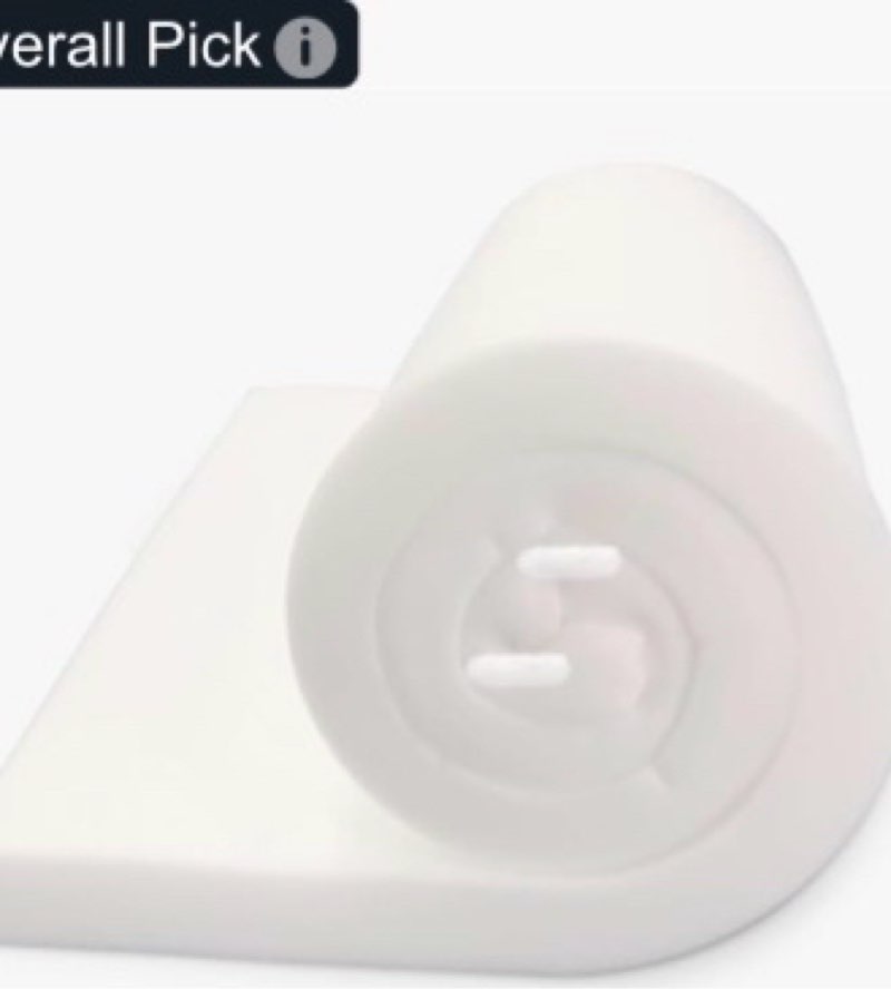 Foamy Foam High Density 1 inch Thick, 30 inch Wide, 72 inch Long Upholstery Foam, Cushion Replacemen