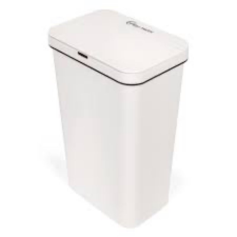 SIMPLI-MAGIC 79502 13 Gallon Touchless Sensor Trash Can, Rectangle Garbage Bin, Perfect for Home, Ki