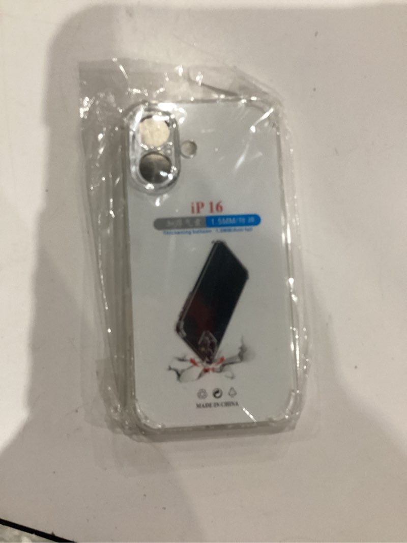 Condition photo showing New/Like New for Clear Anti-Yellowing Phone Case for iPhone 16, Slim Protective Crystal Cover, Transparent Shockproof Design