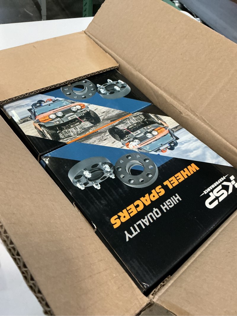 Condition photo showing New/Like New for ksp 6x5.5 wheel spacers for ram 1500 2019-2026, 1.5inch 6x139.7 hubcentric tire spacer with 77.8mm hub bore m14x1.5 lug studs fit jeep grand wagoneer 2021-2026, 4pcs forged spacer for 6-lug truck