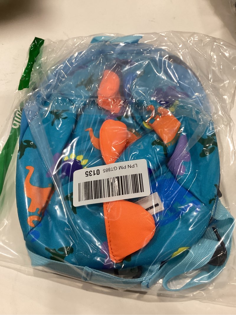 Condition photo showing New/Like New for db toddler mini dinosaur backpack with child leash, anti lost wrist link for kids, safety harness back pack for baby boy girl sky blue
