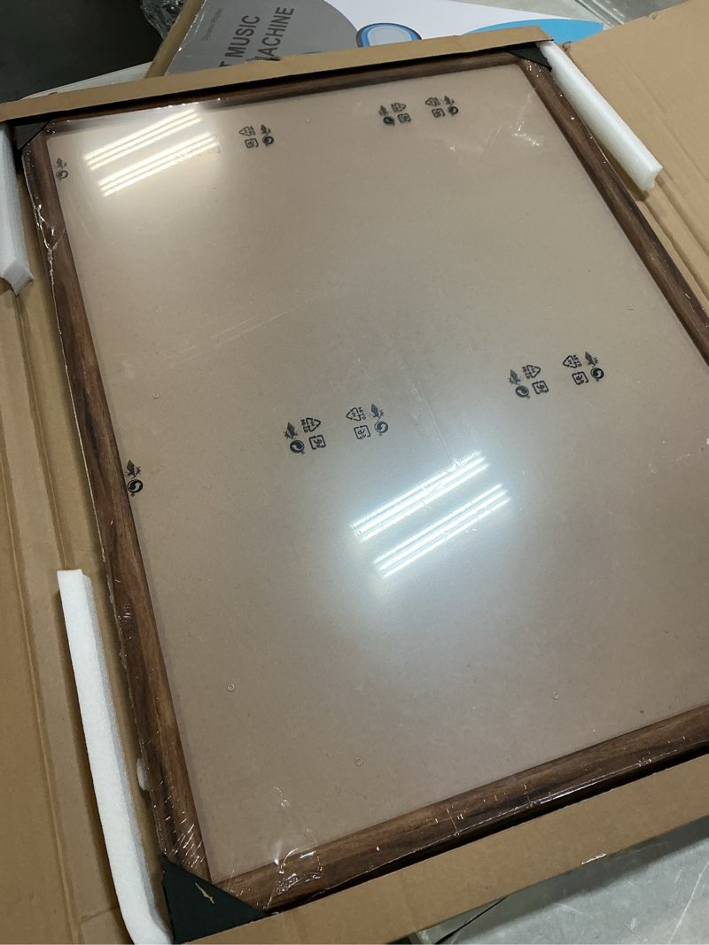 Condition photo showing Good Condition for Rustic Walnut 18x24 Frame - Single Frame, 18 x 24 Poster Frame for Artwork, Puzzles, Photos and Movie Posters Picture Frames 18" x 24"