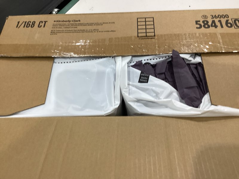 Condition photo showing As Is for depend guards incontinence pads for men, maximum absorbency, 168 count, packaging may vary
