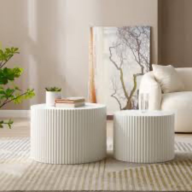 Blayne 23.62" Round Nesting Coffee Table (2-Pieces)