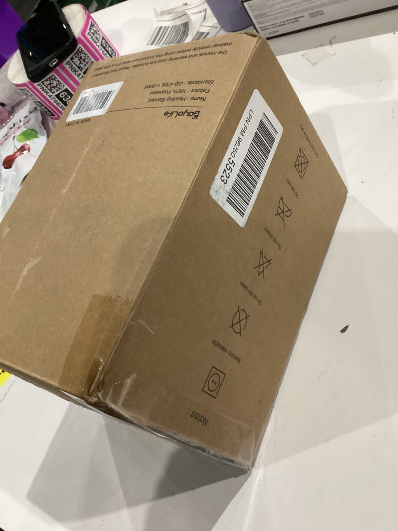 Condition photo showing Good Condition for RayoLife Rechargeable Cordless Heated Blanket – Battery Operated & Battery Powered Heated Blanket, Warm Throw for Outdoor, Car & Home, Works with External Battery Pack (Battery Not Included) Light Navy - Without Battery