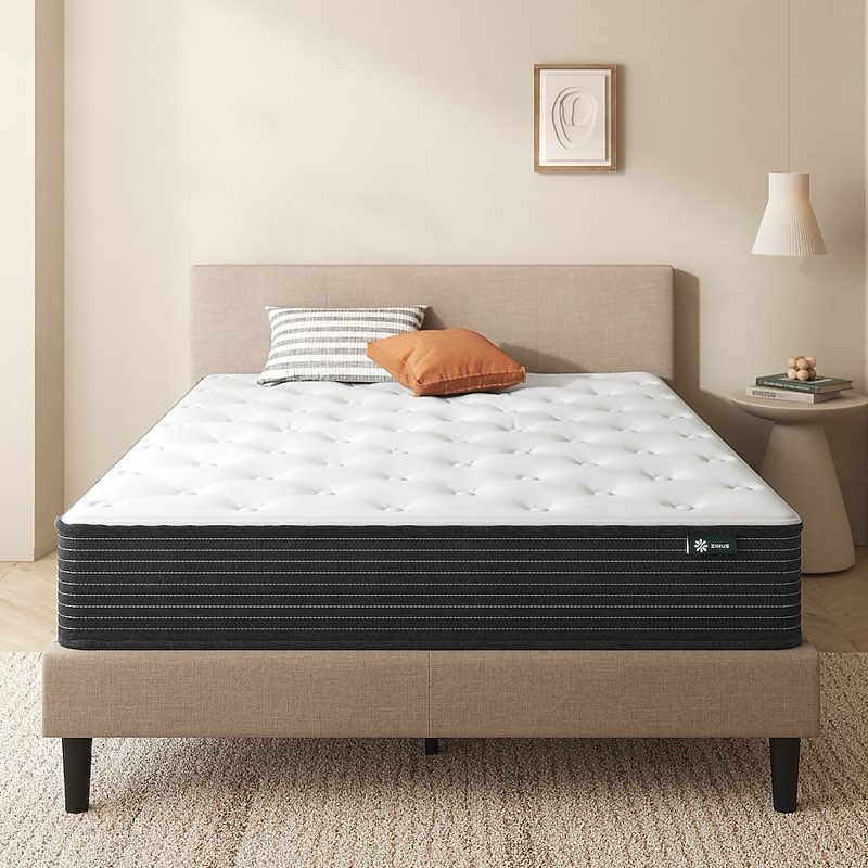Queen Bed Mattressess in a Box, CertiPUR-US Certified, Medium Firm, Hybrid 