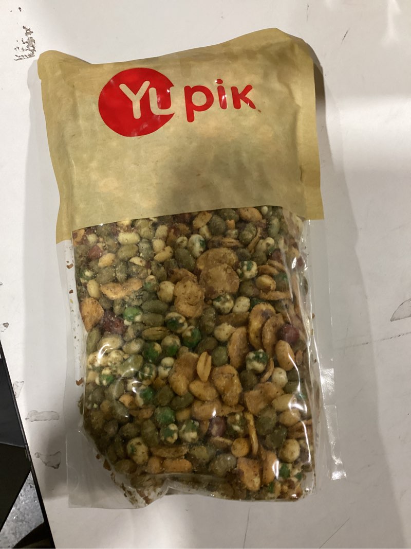 Condition photo showing New/Like New for Yupik BBQ Protein Snack Mix, 2.2 lb (35.2 oz), A Blend of Edamame, Peanuts, Wasabi Peas & Roasted Broad Beans, Non-GMO, High in Fiber & Protein, Perfect for Snacking 2.2 Ounce (Pack of 1)