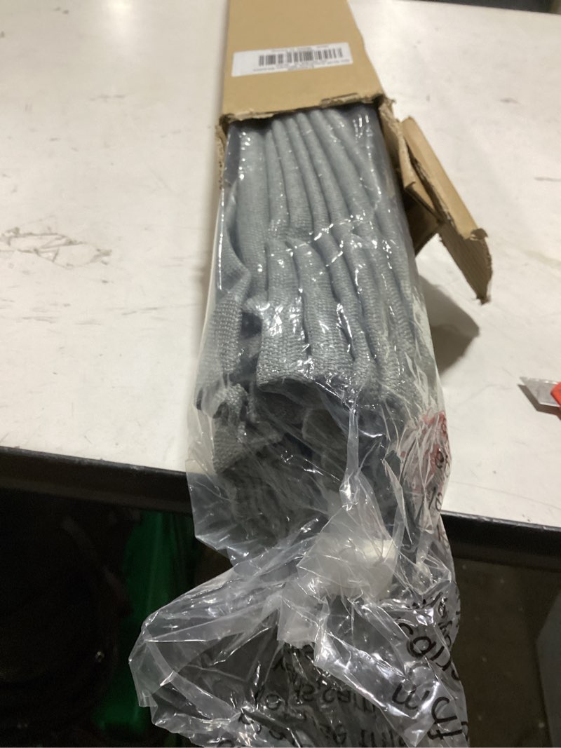 Condition photo showing Good Condition for lazblinds no drill roman shades for windows, cordless light filtering window shades with uv protection, polyester fabric for bedroom & living room, 30" w x 64" h, grey light filtering - grey 30"w x 64"h