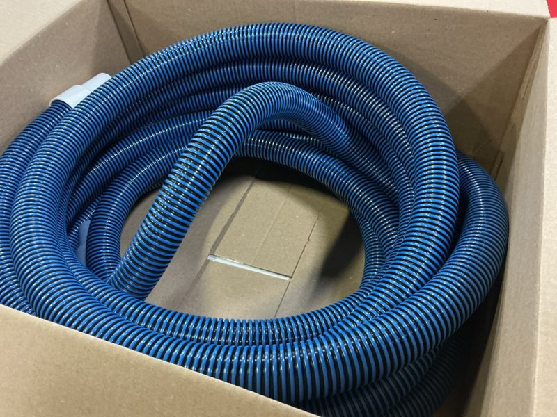 Condition photo showing Good Condition for swimline hydrotools pool spiral wound vacuum hose with kink-free swivel cuff 1.25'' x 36' for inground pools - compatible with vacuum heads, skimmers, filter pump inlets, and other pool accessories 1.25 in x 36 ft professional (swivel)
