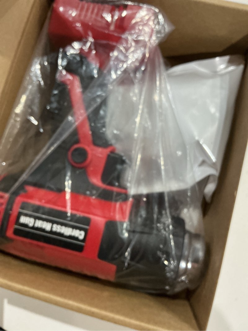 Condition photo showing Good Condition for ?380w?1022°f & 572°f?cordless heat gun compatible with milwaukee m18 18v battery, portable hot air gun fast heating dual temp with led light 4 nozzles for shrink tubing, resin, vinyl wrap (no battery)