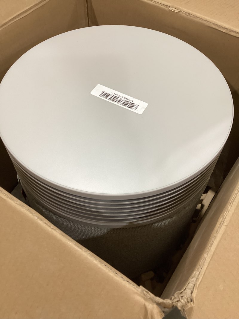 Condition photo showing As Is for blueair blue signature air purifier for large rooms up to 3,385 sq ft, hepasilent filtration for smoke, dust, pet dander & allergens, smart wifi air cleaner with auto mode, quiet air purifier for home grey sp4i large (3,385 sq. ft)