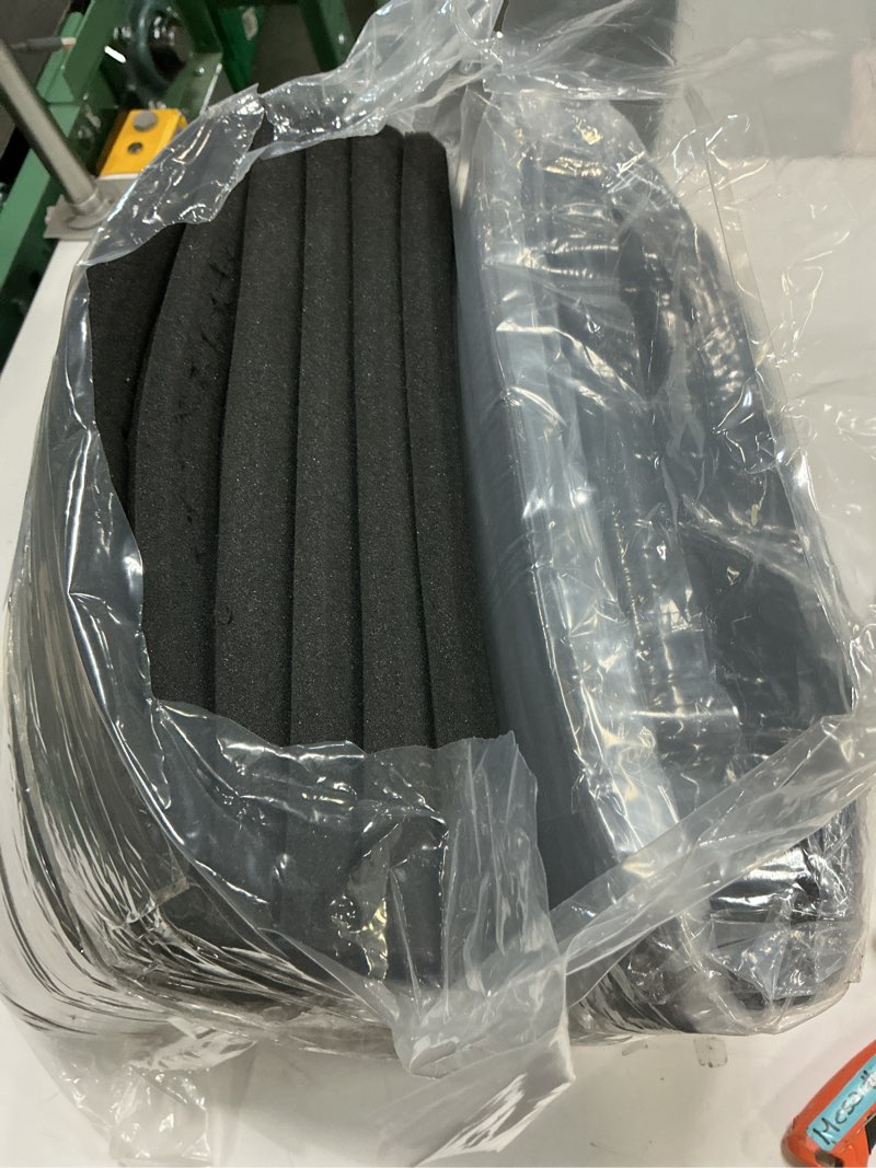 Condition photo showing As Is for 54 pack sound proof foam panels |12"×12"×1" quick-recovery soundproof wall panels | high density sound dampening panels for home studio |with adhesive stickers 270pcs 12x12x1 54 pack black