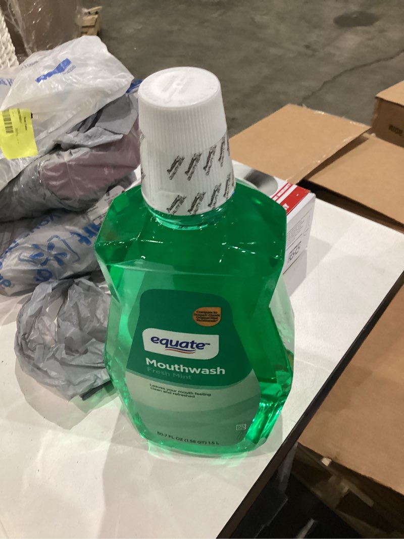Condition photo showing Good Condition for equate mouthwash, fresh mint, 1.5 l