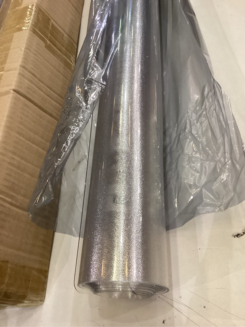 Condition photo showing Good Condition for Frosted Table Protector 30 x 60 Inch, 1.4mm Thick Waterproof PVC Plastic Table Cover, Durable Table Pad for Dining Room, Kitchen, Writing Desk, and Coffee Tables 30 x 60 inch Rectangle Frosted 1.4mm