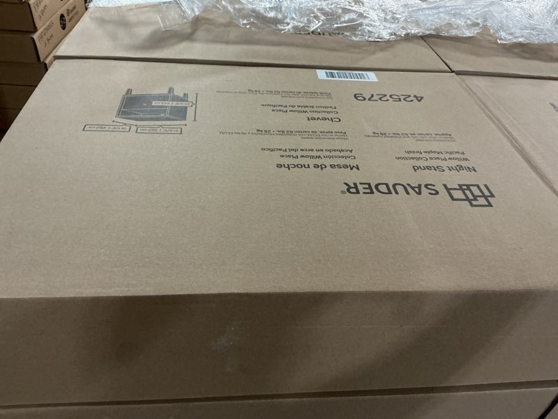 Condition photo showing New/Like New for sauder willow place® 1-drawer night stand with open shelf storage