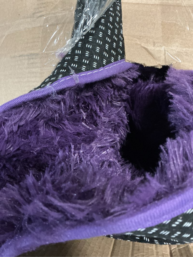 Condition photo showing As Is for large 9x12 area rug for living room, soft shag rugs for bedroom, non-slip ultra fluffy rug,modern plush carpet for girls boys kids room dorm,fuzzy rug for home decor aesthetic,purple dark purple 9' x 12' (rectangular)