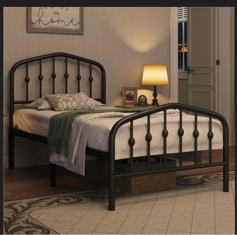 valor bed frames metal platform bed with headboard