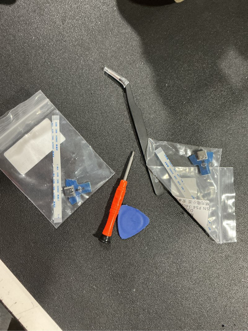 Condition photo showing Good Condition for 2PCS for PS4 Charging Port Upgrade from Micro-USB to USB Type-C Connector Dock for PS4 JDS-040/050/055 USB Charge Power Socket Jack Port Console DIY Accessories (with Repair Tools)