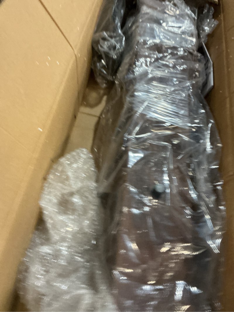 Condition photo showing Good Condition for KEESFU 8-Lights Rustic Chandeliers for Dining Room, Farmhouse Wooden Ceiling Pendant Light, Height Adjustable, Rectangle Chandelier for Kitchen Island Dining Room Bar Pool Table Cabin.