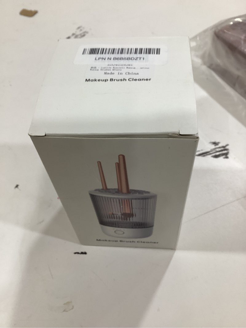 Condition photo showing New/Like New for electric makeup brush cleaning machine, multi functional integrated makeup brushes cleaner, one click start, suitable for various makeup brushes & tools