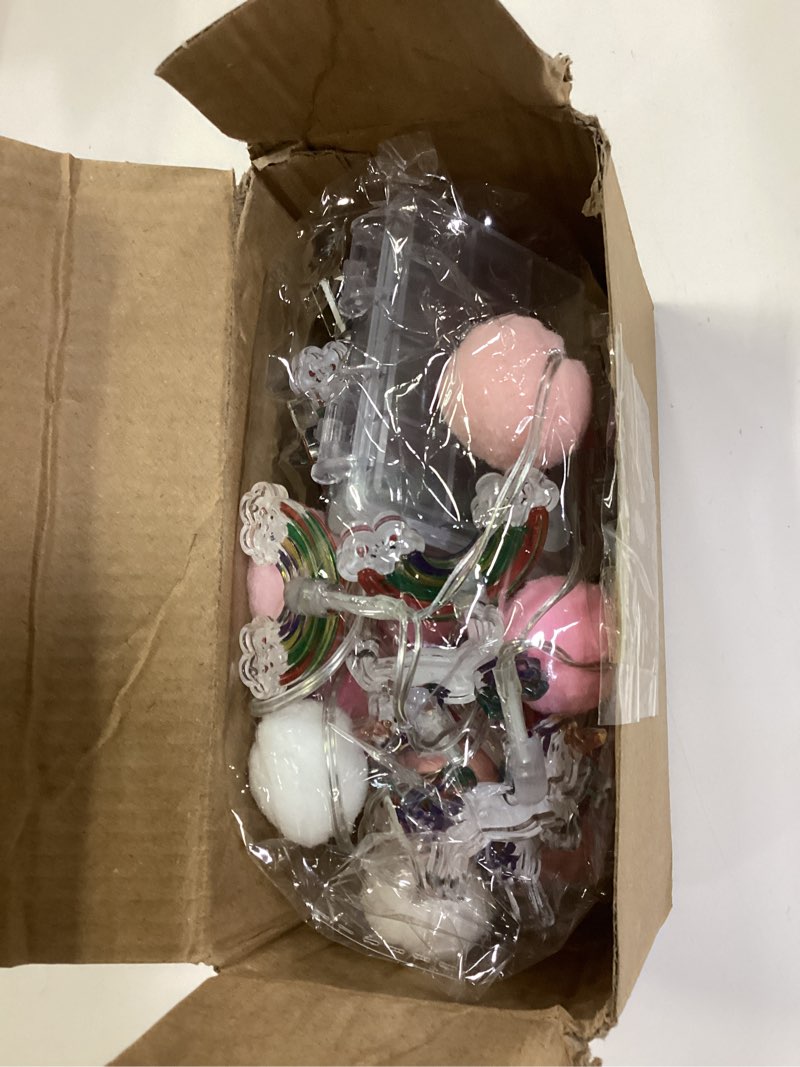 Condition photo showing New/Like New for AceList 20 LED Rainbow Unicorn String Lights with USB & Battery Power, Unicorn Party Decorations Fairy Lights for Birthday, Party, Bedroom, Wall, Table, Christmas Décor