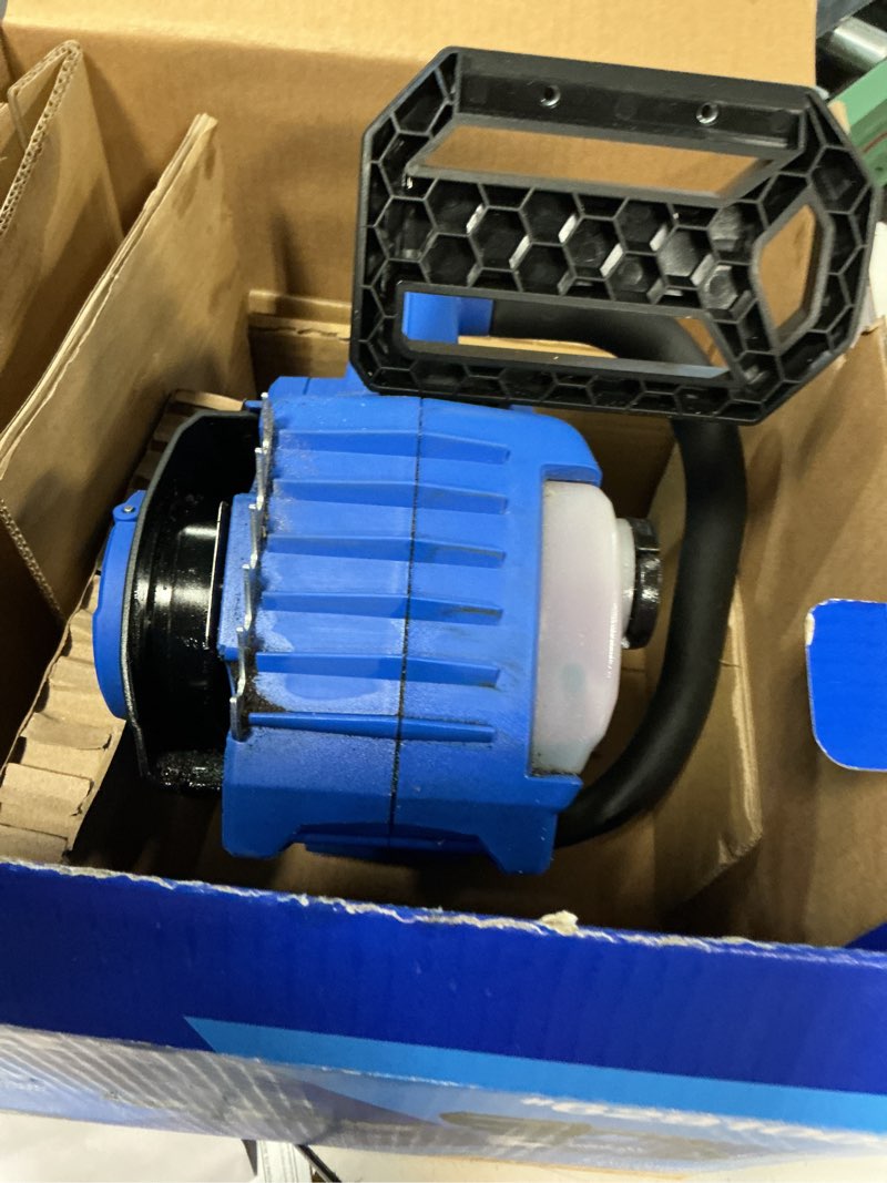 Condition photo showing As Is for kobalt 40-volt 33-cc 12-in battery chainsaw battery not included charger not included