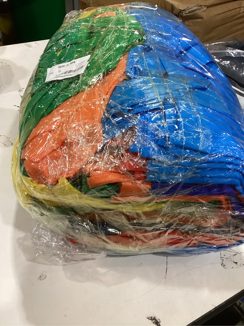 Condition photo showing Good Condition for 24 pack heavy duty reusable grocery bags - large shopping totes with reinforced handles, foldable & washable, 40+ lbs capacity (6 assorted colors)