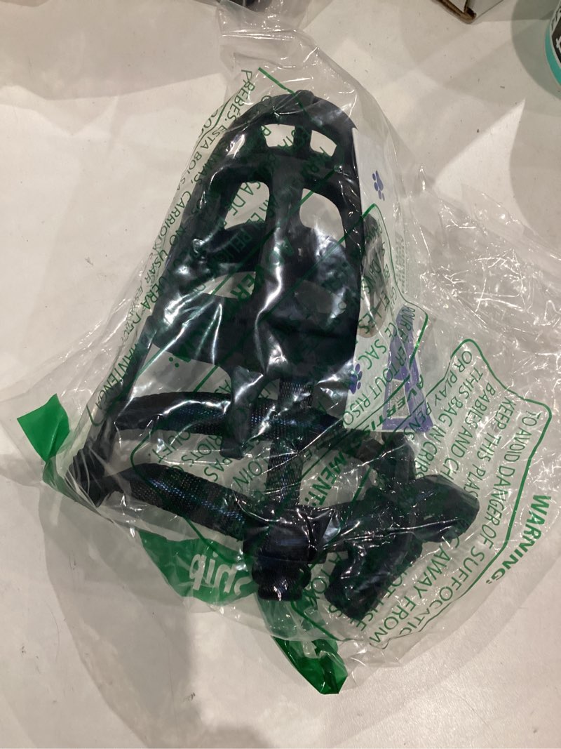Condition photo showing Good Condition for barkless dog muzzle, basket muzzle for biting, chewing and scavenging, humane cage mouth cover, perfect for grooming and training small aggressive reactive dogs (s, black) black s