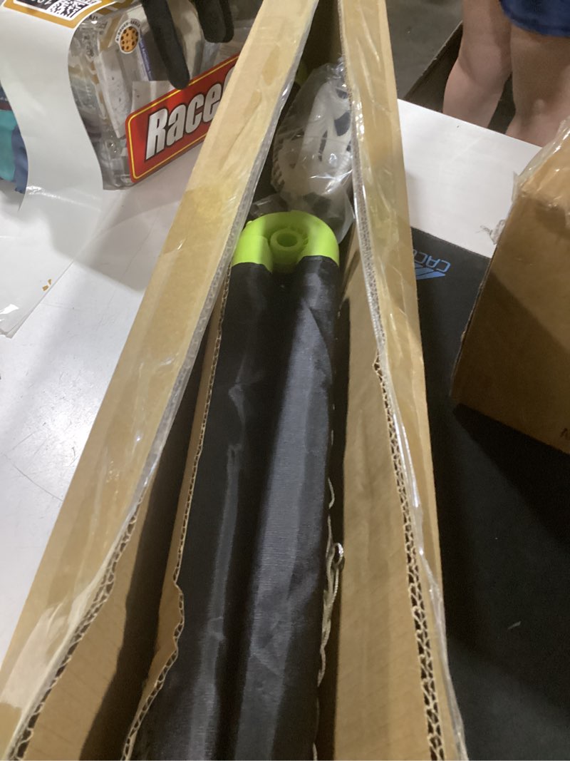 Condition photo showing Good Condition for franklin sports mini soccer goal with ball and pump black 36" x 24"