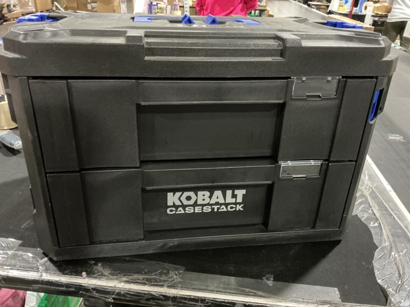 Condition photo showing As Is for (Similar to stock photo) DEWALT TSTAK Tool Box, Extra Large Design, Removable Tray for Easy Access to Tools, Water and Debris Resistant (DWST17806)