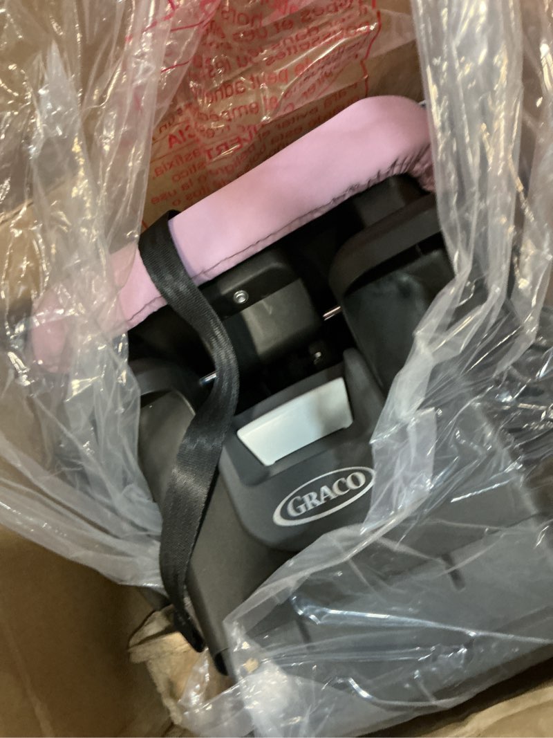 Condition photo showing Good Condition for graco snugride lite lx infant car seat, lightweight rear-facing seat for babies 4–30 lb, 4-position adjustable base, latch installation & protectplus engineered, lilac mod