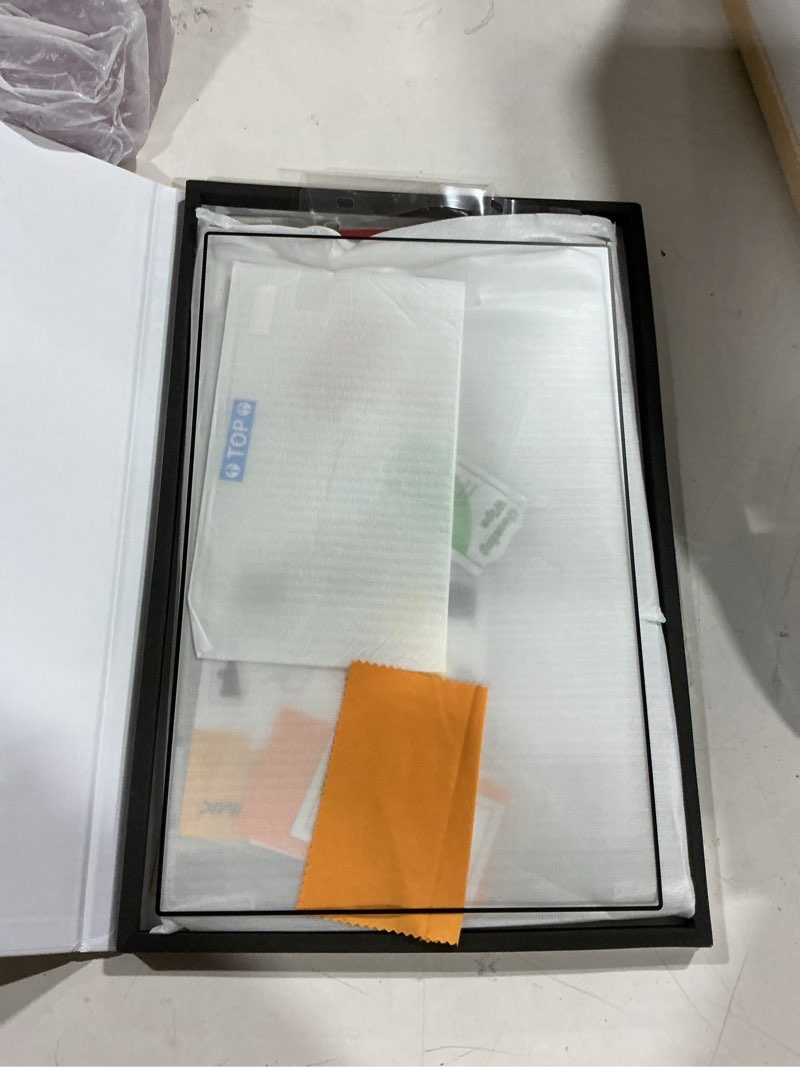 Condition photo showing As Is for 16 inch screen protector for 2026 tesla model y juniper accessories (premium & performance), [9h & anti-glare/fingerprint] front & back screen protector for tesla model y accessories -matte 16" model y juniper- matte