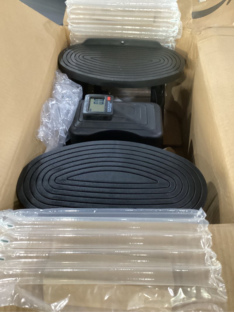 Condition photo showing Good Condition for merach rocking steppers for exercise at home, 3d motion stair stepper with resistance bands for full body workout & low-impact balance board, 330 lbs loading capacity exercise equipment