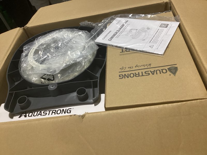 Condition photo showing Good Condition for aquastrong sand filter pump for above ground pool with timer, 2/3 hp pool pumps above ground 3000 gph for pools up to 11000gal, 12in pool filter with 6-way valve, improved circulation and filtration 12in, up to 14000 gallons