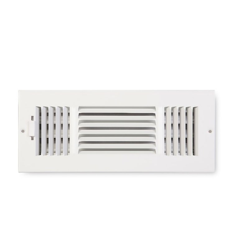 reliabilt 12 in. x 6 in. 3-way sidewall/ceiling register white
