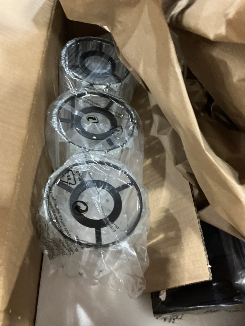 Condition photo showing As Is for black crystal bathroom vanity lights, modern 3-lights bathroom lighting fixtures over mirror, crystal wall lighting with round shade black-round shade 3-light