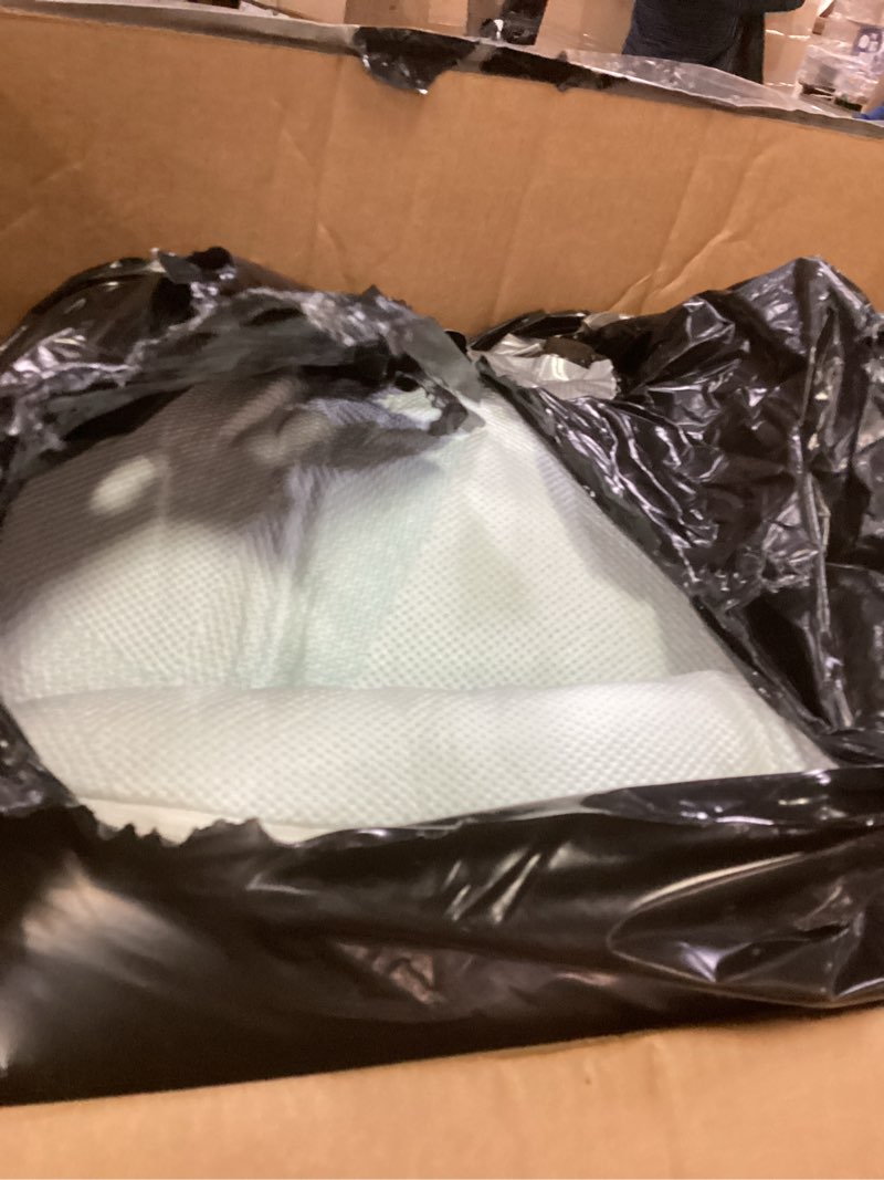 Condition photo showing As Is for Tempur-Pedic TEMPUR-Adapt + Cooling 3-Inch Queen Mattress Topper Medium Luxury Premium Foam, Washable Cover, Medium Cooling Topper,White Queen 3" + Cooling
