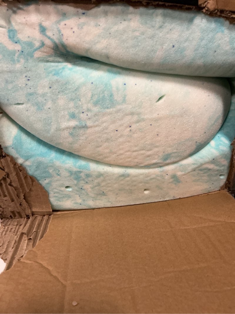 Condition photo showing Good Condition for ego topper 4 inch queen memory foam mattress topper, gel foam mattress topper for pressure relief, ventilated design bed topper in a box, certipur-us certified, 60"×80", medium