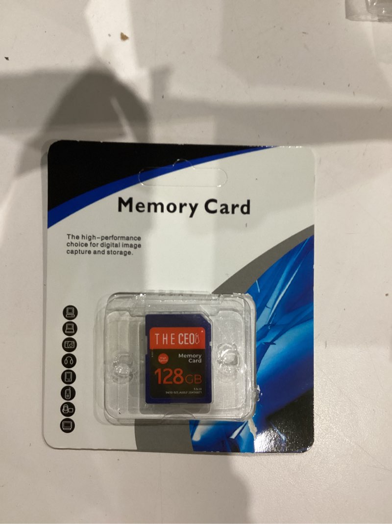 Condition photo showing Good Condition for THE CEO Memory Card Ultra SDHC UHS-I 90MB/s – High-Speed & Reliable Camera Card - Class 10 for Fast Read/Write Ideal for Full HD Video & Photography- Get a Durable 128GB SD Card for Long-Term Storage