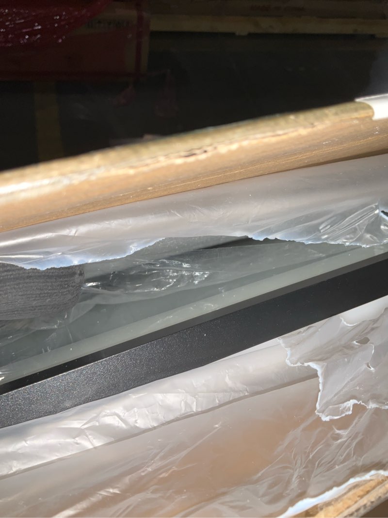 black frame led bathroom mirror front & backlit, anti-fog, dimmable, 3 colors