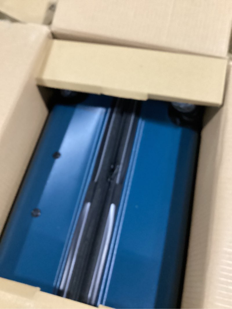 Condition photo showing As Is for samsonite omni 2 hardside expandable luggage with spinner wheels, 2-piece set (19/28), nova teal 2-piece set (carry-on/large) nova teal