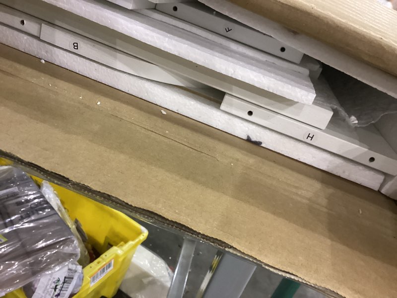Condition photo showing New/Like New for Shintenchi Bathroom Wall Cabinet with Mirror, Mounted Medicine Cabinets with 4 Internal and 6 Open Shelves, Mirrored Door Over The Toilet Storage, Solid White
